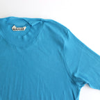 SUPER HIGH GAUGE SHEER RIB TEE #TURQUOISE BLUE [A24ST03HF]