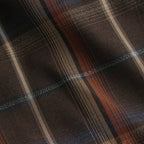 SUPER LIGHT WOOL CHECK SHIRT #DARK BROWN CHECK [A24SS01LC]