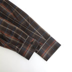 SUPER LIGHT WOOL CHECK SHIRT #DARK BROWN CHECK [A24SS01LC]