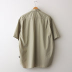 Nylon Typewriter S/S Shirt #BEIGE [HM-B021-051]