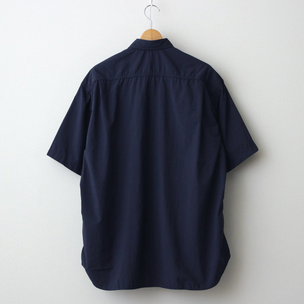 Nylon Typewriter S/S Shirt #NAVY [HM-B021-051]