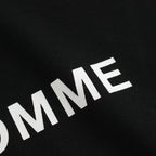 Cotton jersey product print S/ST shirt #BLACK [HM-T103-051]