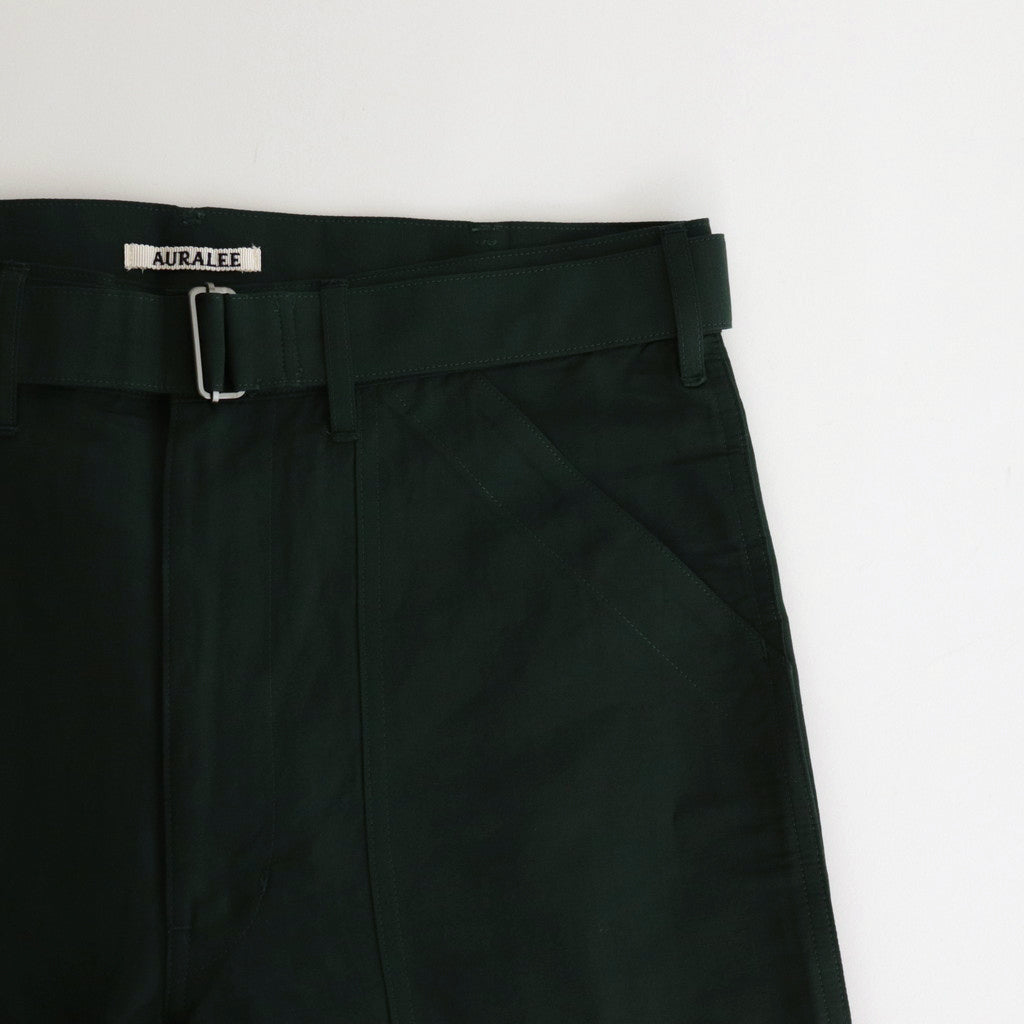 HIGH DENSITY FINX LINEN WEATHER PANTS #DARK GREEN [A24SP03LW]