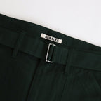 HIGH DENSITY FINX LINEN WEATHER PANTS #DARK GREEN [A24SP03LW]