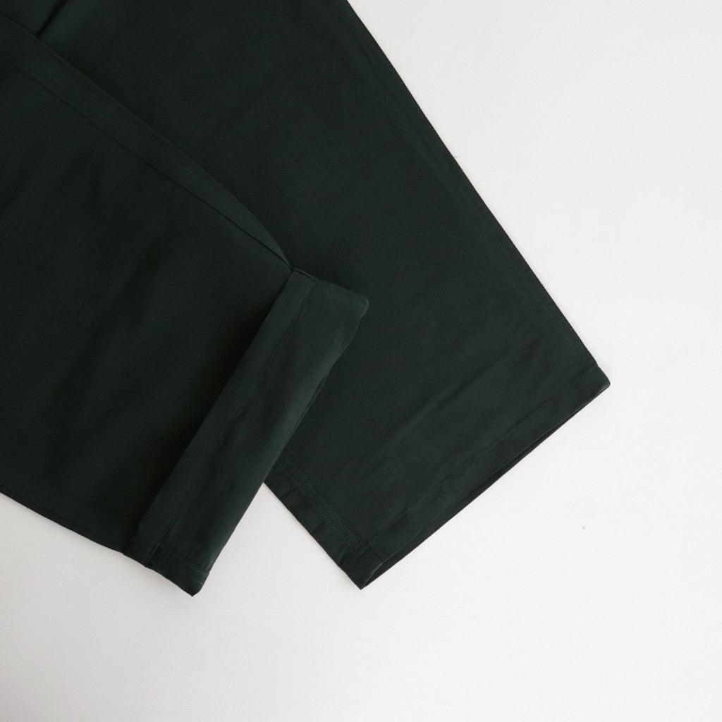 HIGH DENSITY FINX LINEN WEATHER PANTS #DARK GREEN [A24SP03LW]