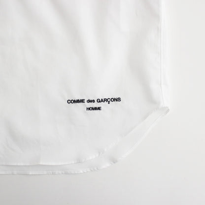 Cotton broadcloth S/S shirt #WHITE [HM-B103-051]