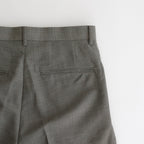 TROPICAL WOOL KID MOHAIR SLACKS #GRAY CHECK [A24SP05WM]