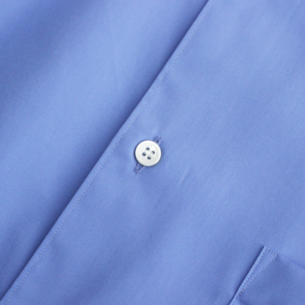 Cotton broadcloth S/S shirt #SAX [HM-B103-051]