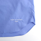 Cotton broadcloth S/S shirt #SAX [HM-B103-051]