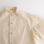 HIGH DENSITY FINX LINEN WEATHER SHIRT BLOUSON #ECRU [A24SS01LW]