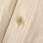 HIGH DENSITY FINX LINEN WEATHER SHIRT BLOUSON #ECRU [A24SS01LW]