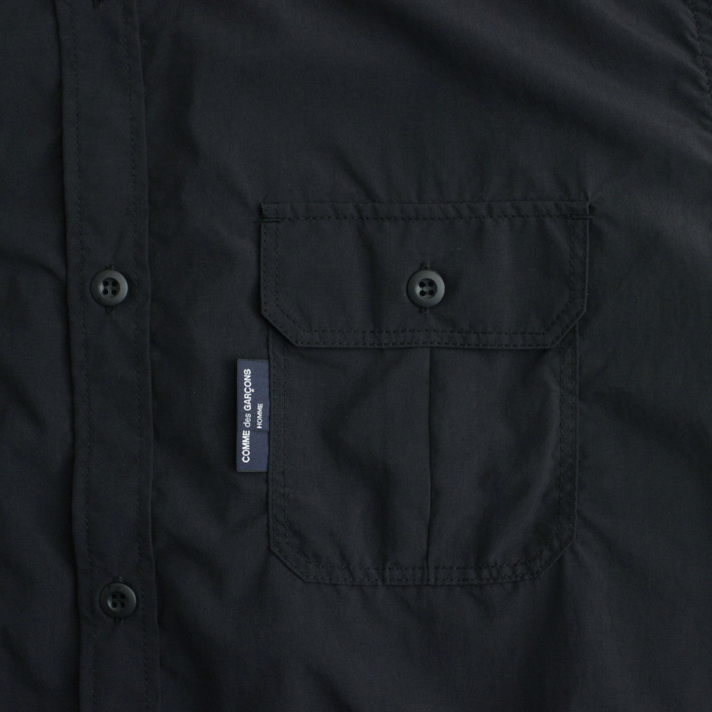 Nylon Typewriter S/S Shirt #BLACK [HM-B021-051]