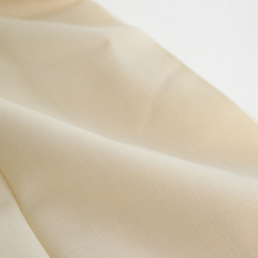 TROPICAL WOOL KID MOHAIR PLEATED SKIRT #IVORY [A24SS06WM