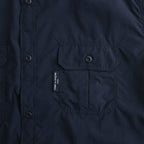 Nylon Typewriter S/S Shirt #NAVY [HM-B021-051]