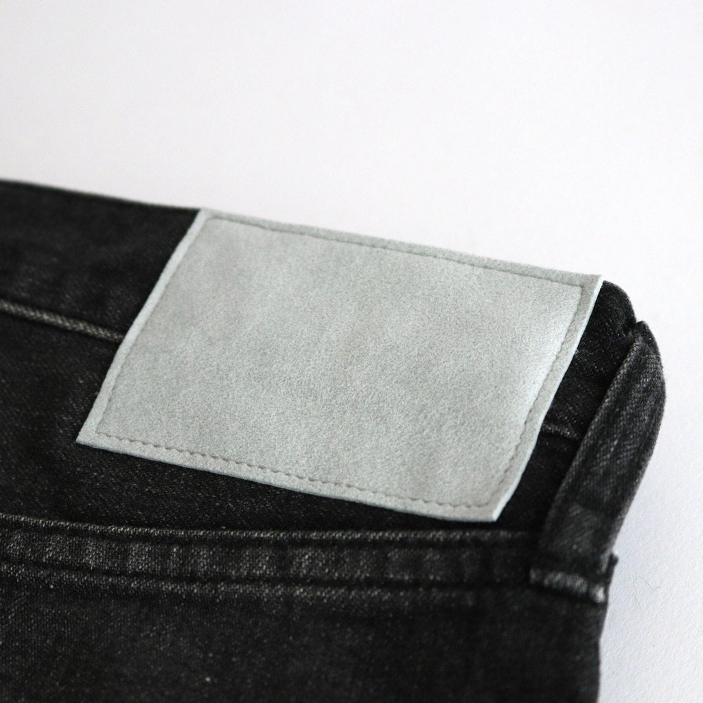 DEFORMATION WIDE DENIM JEANS #BLACK [ST.936]