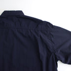 Nylon Typewriter S/S Shirt #NAVY [HM-B021-051]