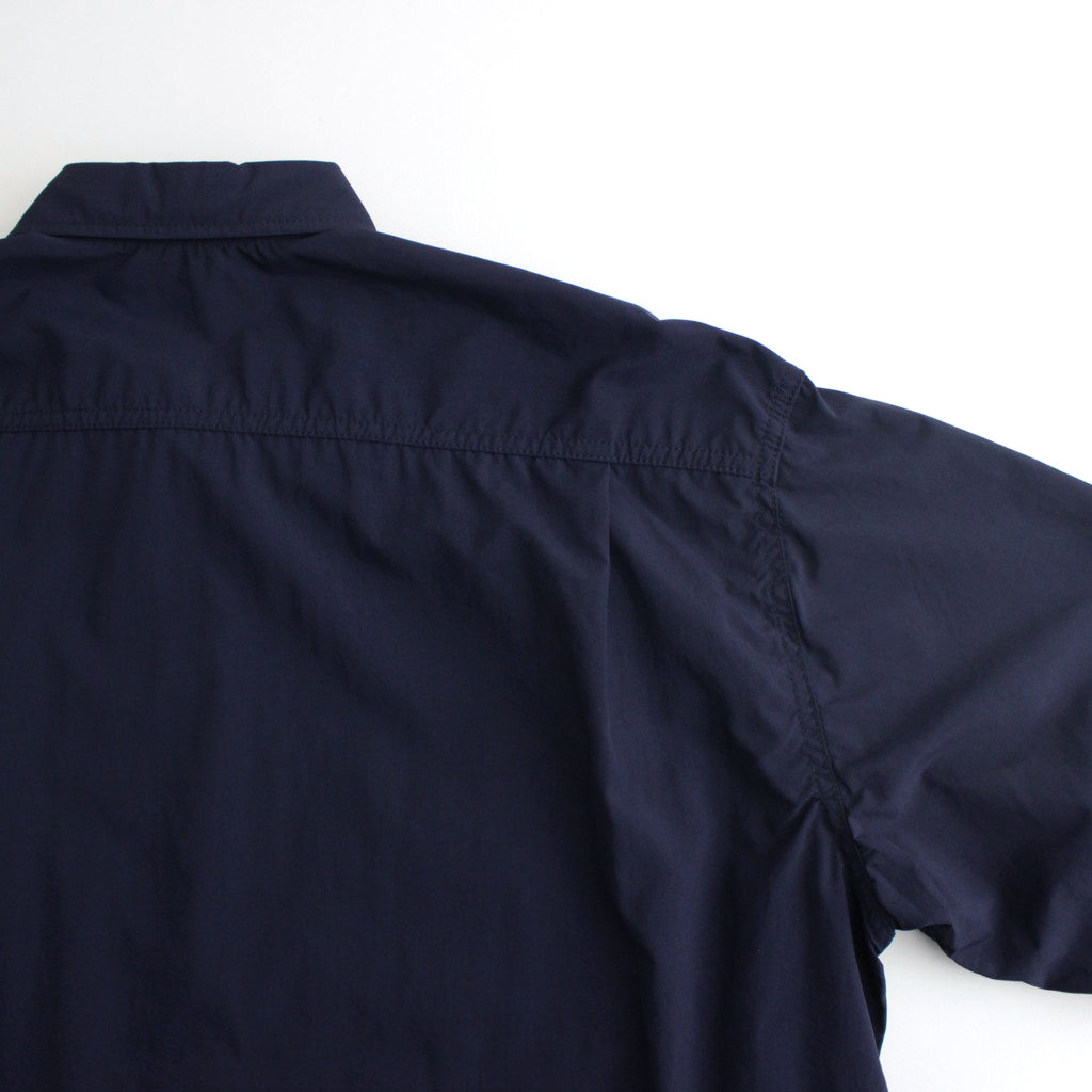 Nylon Typewriter S/S Shirt #NAVY [HM-B021-051]