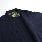Nylon Typewriter S/S Shirt #NAVY [HM-B021-051]