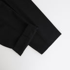 LIGHT WOOL MAX GABARDINE SLACKS #TOP BLACK [A24SP05MG]