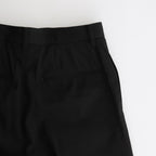 LIGHT WOOL MAX GABARDINE SLACKS #TOP BLACK [A24SP05MG]