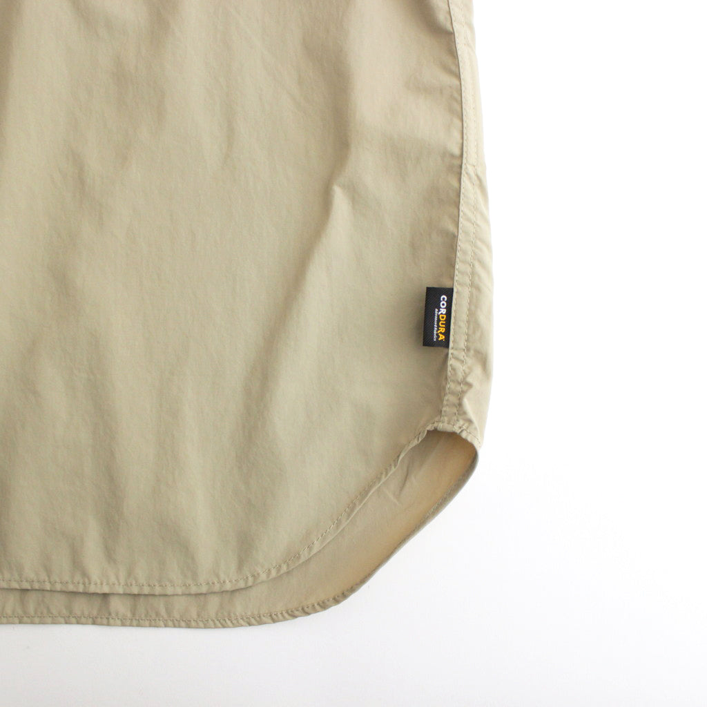 Nylon Typewriter S/S Shirt #BEIGE [HM-B021-051]