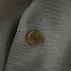 TROPICAL WOOL KID MOHAIR JACKET #GRAY CHECK [A24SJ04WM]