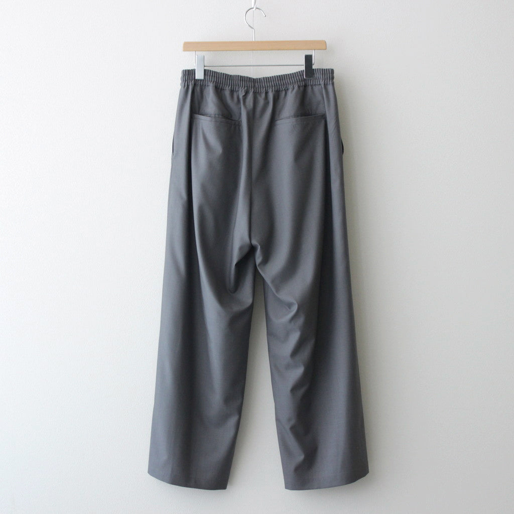 Fine Wool Tropical Easy Wide Pants #GRAY [GM241-40042]