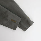 TROPICAL WOOL KID MOHAIR JACKET #GRAY CHECK [A24SJ04WM]