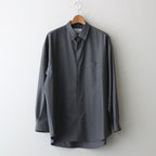 Fine Wool Tropical Oversized Regular Collar Shirt #GRAY [GM241-50040]