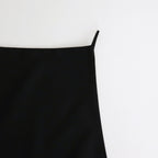 TROPICAL WOOL KID MOHAIR DRESS #BLACK [A24SD07WM]