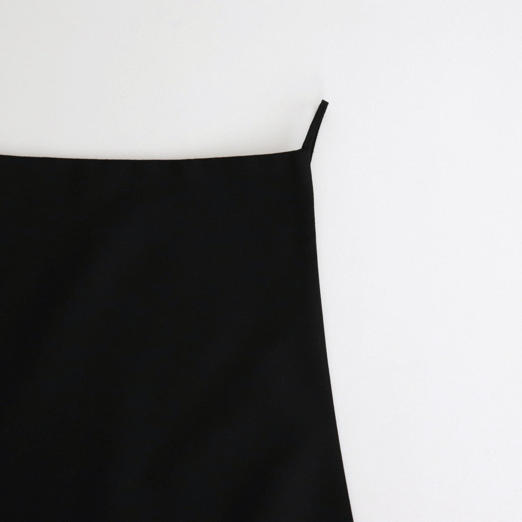 TROPICAL WOOL KID MOHAIR DRESS #BLACK [A24SD07WM]