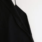 TROPICAL WOOL KID MOHAIR DRESS #BLACK [A24SD07WM]