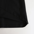 TROPICAL WOOL KID MOHAIR DRESS #BLACK [A24SD07WM]