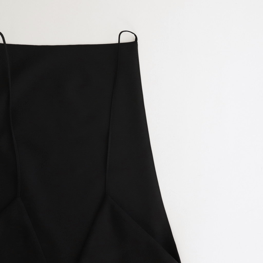 TROPICAL WOOL KID MOHAIR DRESS #BLACK [A24SD07WM]