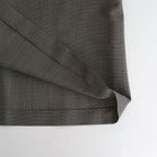 TROPICAL WOOL KID MOHAIR DRESS #GRAY CHECK [A24SD07WM]