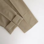 TROPICAL WOOL KID MOHAIR SLACKS #GRAY BEIGE [A24SP03WM]