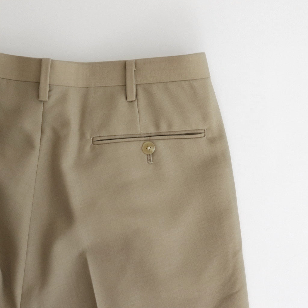 TROPICAL WOOL KID MOHAIR SLACKS #GRAY BEIGE [A24SP03WM]