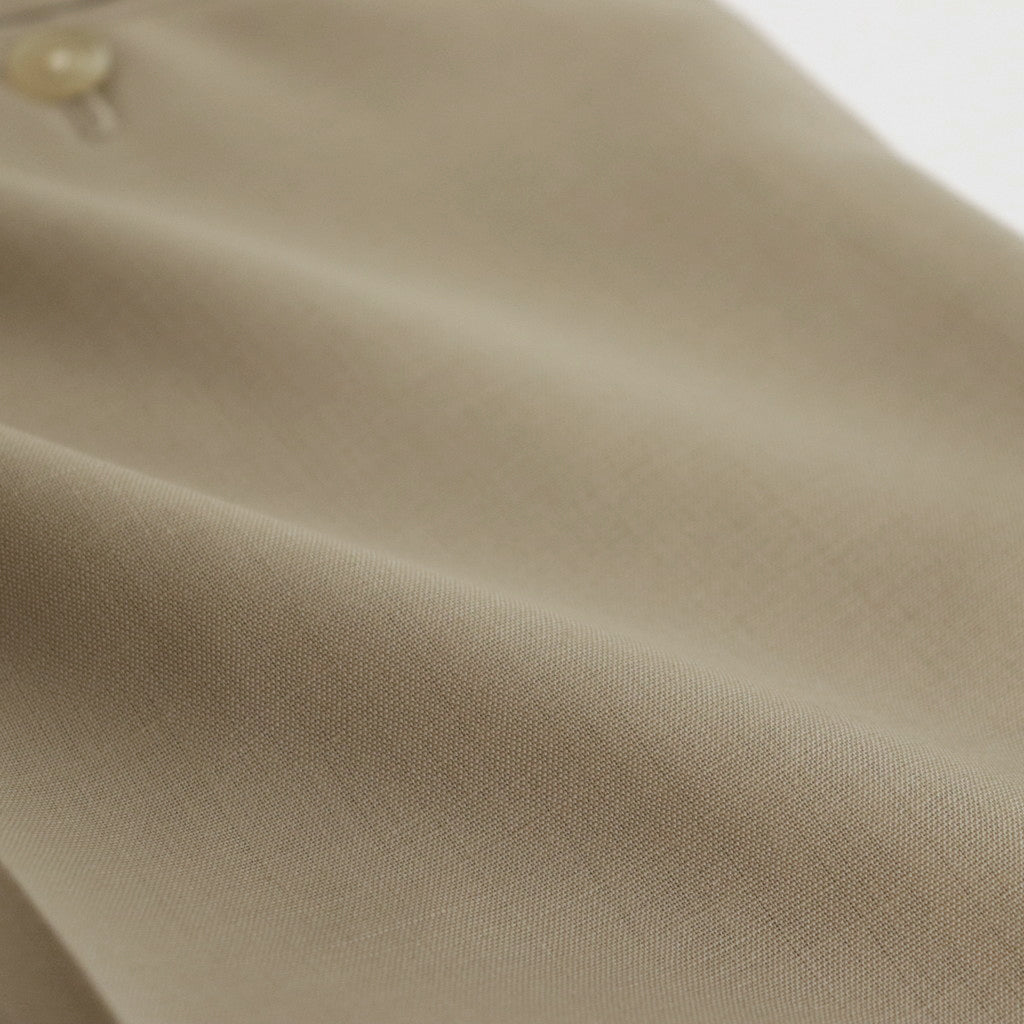 TROPICAL WOOL KID MOHAIR SLACKS #GRAY BEIGE [A24SP03WM]