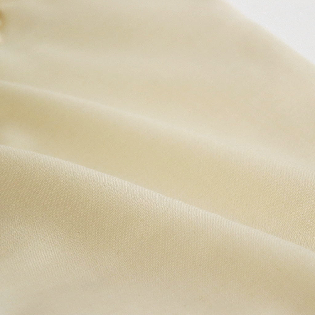 TROPICAL WOOL KID MOHAIR SLACKS #IVORY [A24SP03WM]