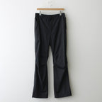HARD TWIST POLYESTER SATIN LAMINATE FIELD PANTS #BLACK [A24SP03SL]