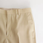 LIGHT WOOL MAX GABARDINE SLACKS #IVORY [A24SP02MG]