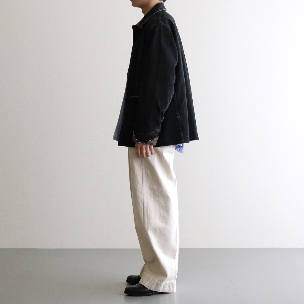 THE WIDE JEAN TROUSERS #RAW WHITE [ST-108]