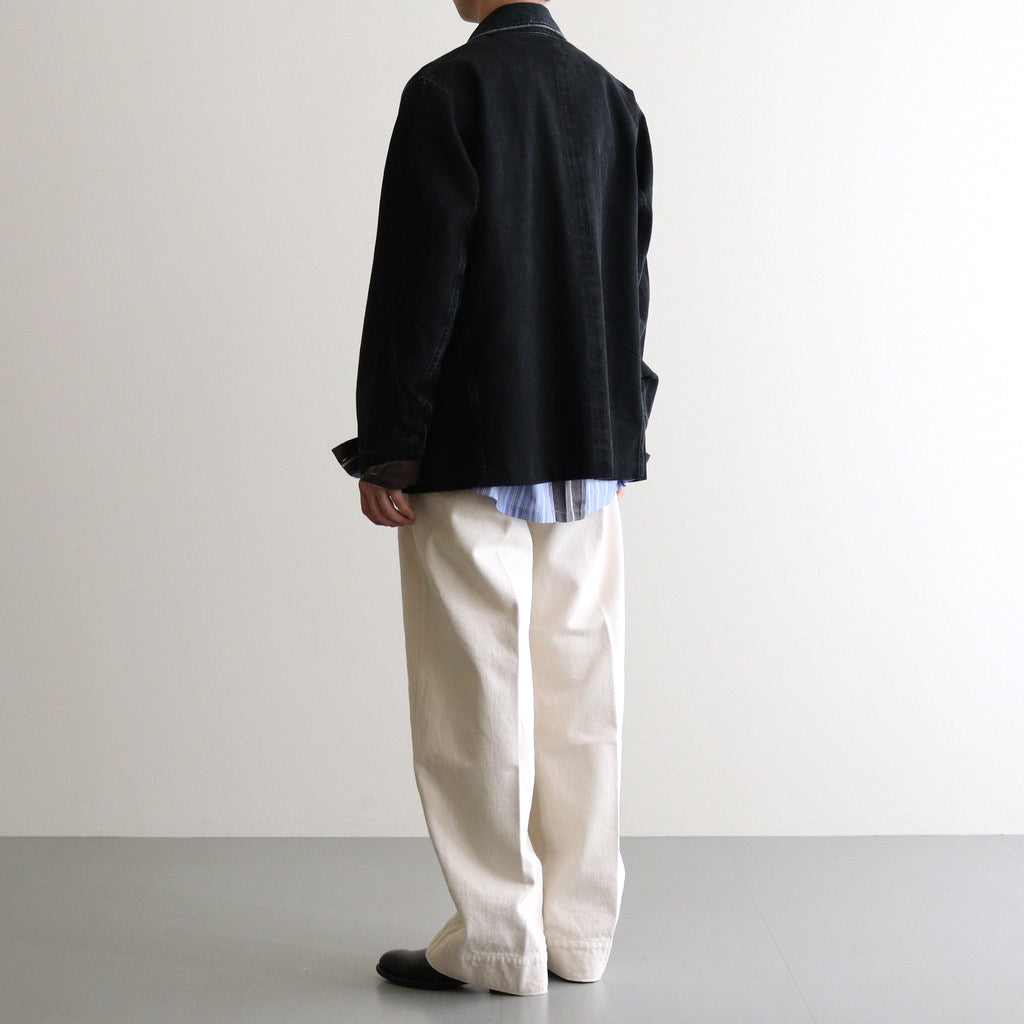 THE WIDE JEAN TROUSERS #RAW WHITE [ST-108]