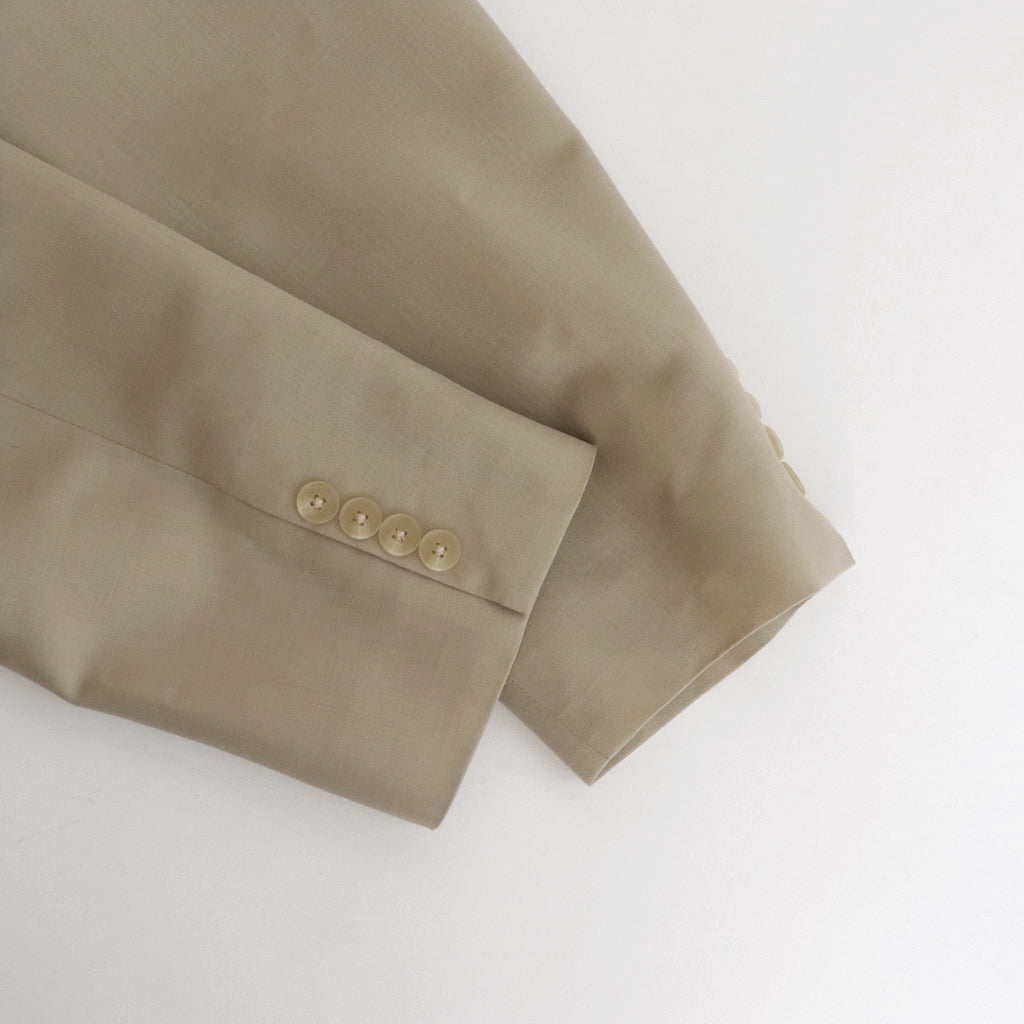 TROPICAL WOOL KID MOHAIR JACKET #GRAY BEIGE [A24SJ01WM]