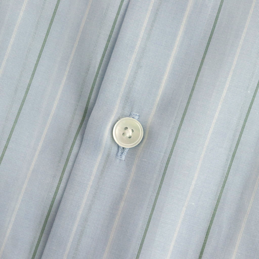 HARD TWIST FINX ORGANDY STRIPE SHIRT #LIGHT BLUE STRIPE [A24SS04OS]