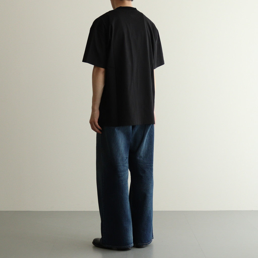 PRINT TEE (MERCERISED COTTON) - MULTIPLICATION - #BLACK [ST.877]