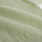 KID MOHAIR SHEER KNIT SHORT POLO #LIGHT GREEN [A24SP03FG]