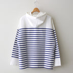 BORDER HOODIE #BLUE BORDER [H2401-CS028]