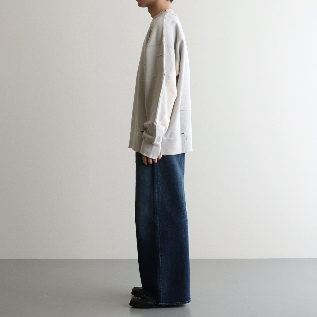 OVERSIZED REBUILD SWEAT LS #GREIGE [ST.838]