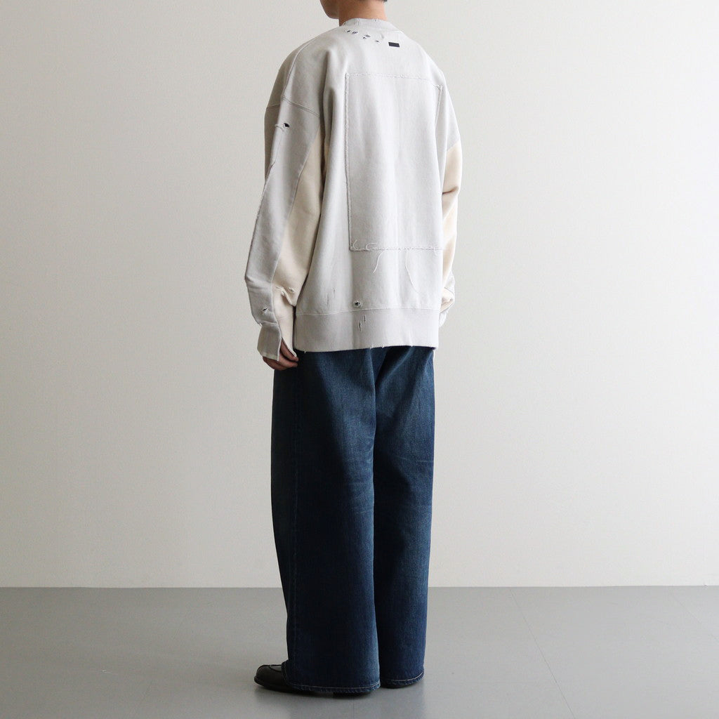 OVERSIZED REBUILD SWEAT LS #GREIGE [ST.838]